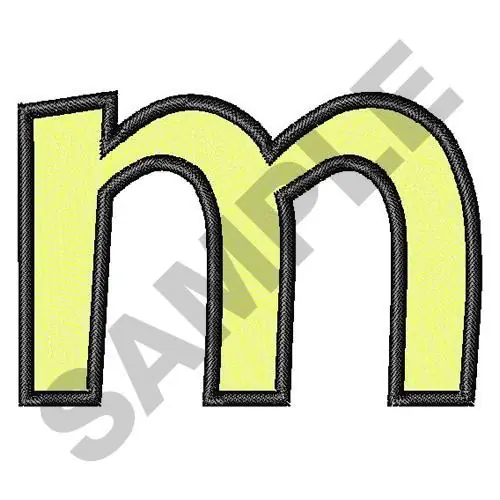 BUG OFF LOWER CASE M Embroidery Design Authentic