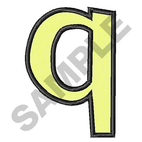 Final Sale BUG OFF LOWER CASE Q Embroidery Design