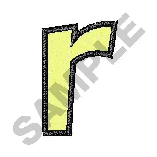 Express Delivery BUG OFF LOWER CASE R Embroidery Design