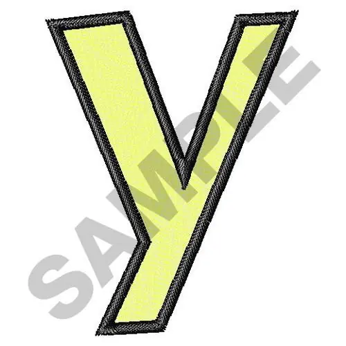 Markdown BUG OFF LOWER CASE Y Embroidery Design