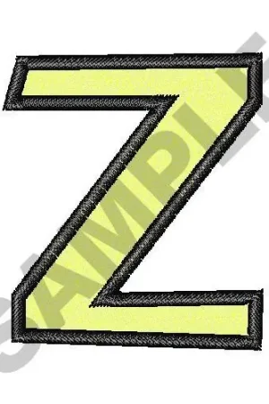 Authentic BUG OFF LOWER CASE Z Embroidery Design