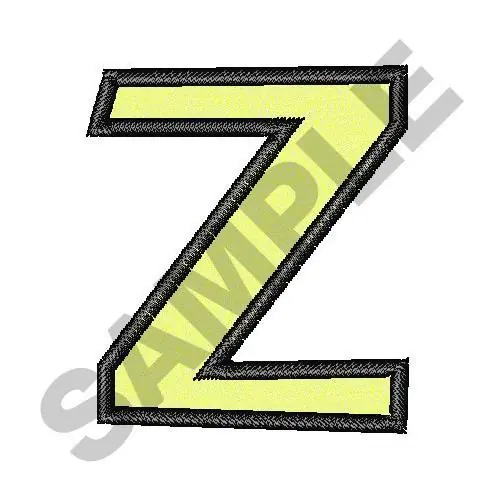 Authentic BUG OFF LOWER CASE Z Embroidery Design