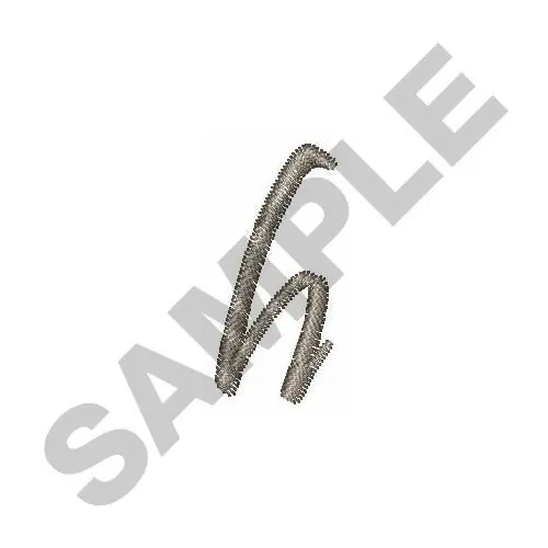 LOWERCASE H Embroidery Design Shop Now