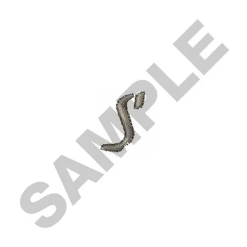 Exclusive Offer LOWERCASE S Embroidery Design