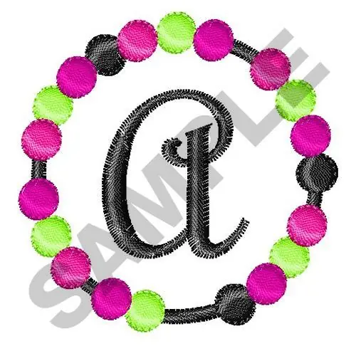 EMBELLISHED LETTER A Embroidery Design Exclusive Offer