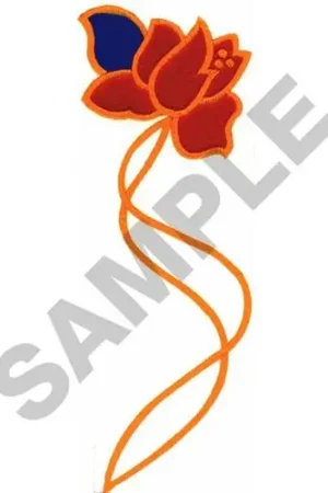 APPLIQUE FLOWER Embroidery Design Price Drop