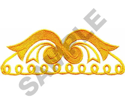 Money Back Guarantee SCROLL DECORATION Embroidery Design
