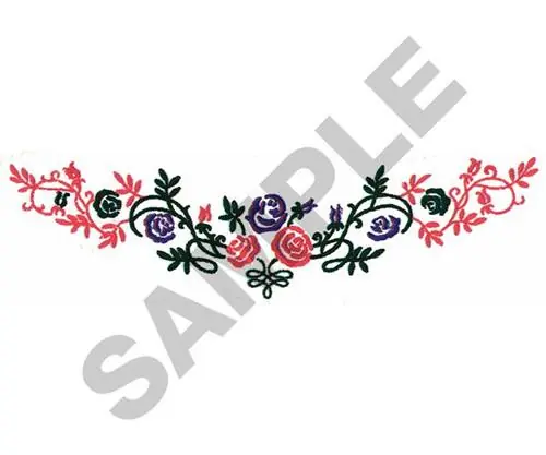 FLORAL SWIRL Embroidery Design New Arrival