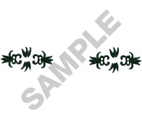 Authentic PLACKET Embroidery Design