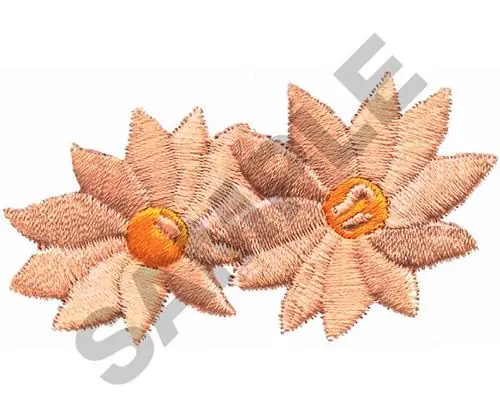 Flower Blooms Embroidery Design Sale