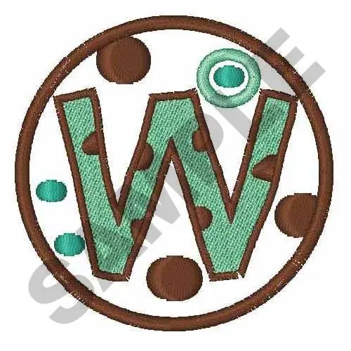 Buy Direct POLKADOT MONOGRAM W Embroidery Design