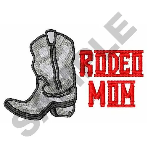 Price Drop RODEO MOM Embroidery Design