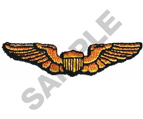 Don’t Miss Out USAF PILOT WINGS Embroidery Design