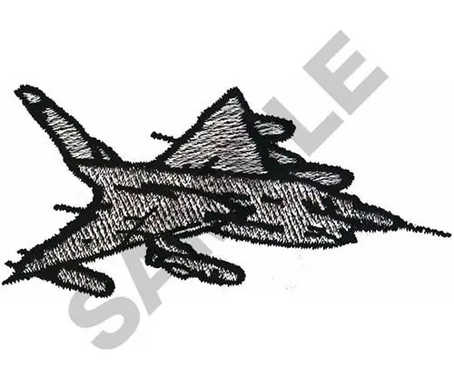MIRAGE 2000 Embroidery Design Express Delivery