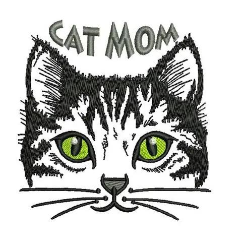 CAT MOM Embroidery Design Exclusive