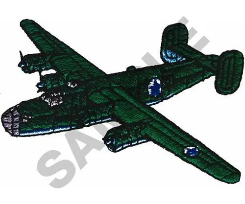 B-24 LIBERATOR Embroidery Design Hot Deal