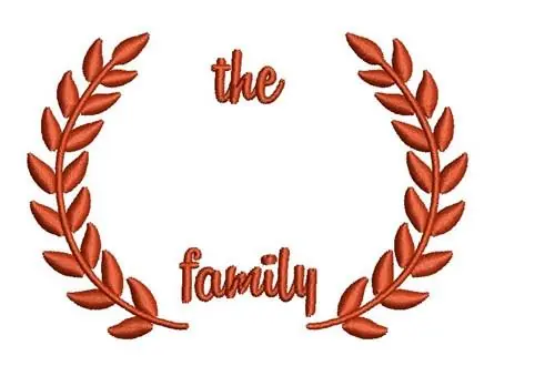 Special Discount THE NAME DROP FAMILY Embroidery Design