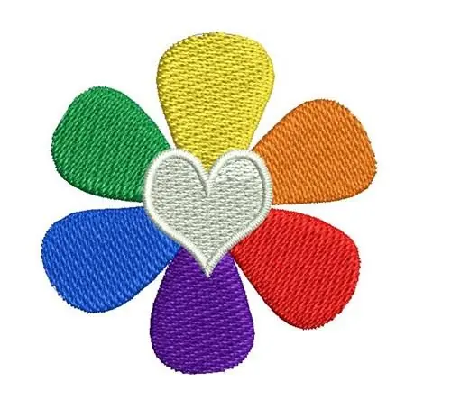 RAINBOW DAISY Embroidery Design Time-Limited