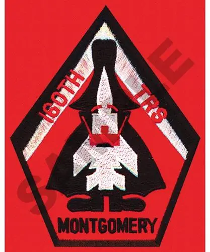 Exclusive 150TH TRS MONTGOMERY (SEWN ON RED) Embroidery Design