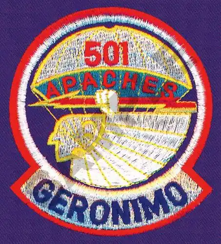 Direct From Manufacturer 501ST APACHES (SEWN ON BLUE) Embroidery Design