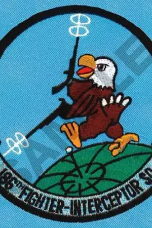186TH FIGHTER SQUAD (SEWN ON BLUE) Embroidery Design Price Drop