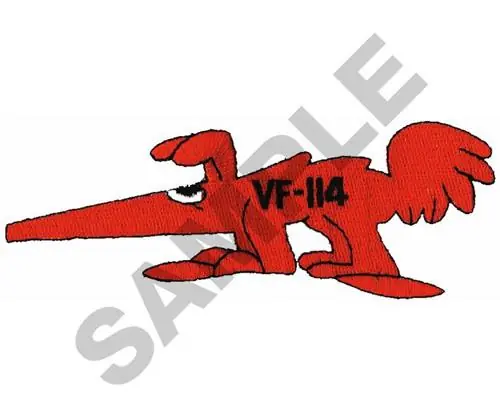 VF-114 ARDVARK Embroidery Design Last Chance