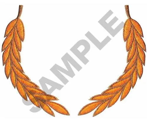 OAK LEAVES Embroidery Design Low Price