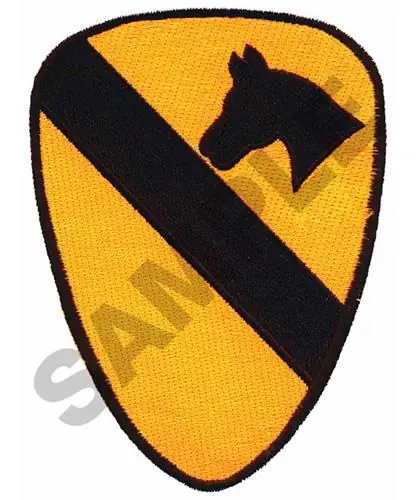 Special Discount FIRST CAVALRY Embroidery Design