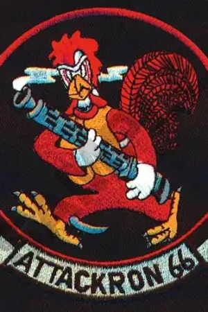 ATTACKRON 66 (SEWN ON BLACK) Embroidery Design Deal