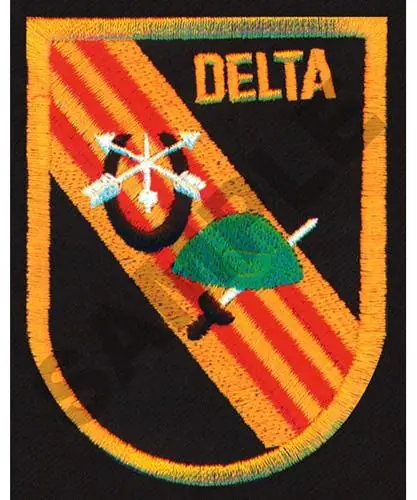 DELTA FORCE (SEWN ON BLACK) Embroidery Design Low Price