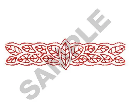 REDWORK BORDER Embroidery Design Limited Edition