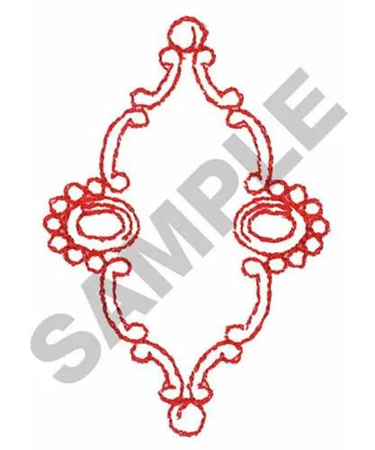 REDWORK EMBLEM Embroidery Design Direct From Factory