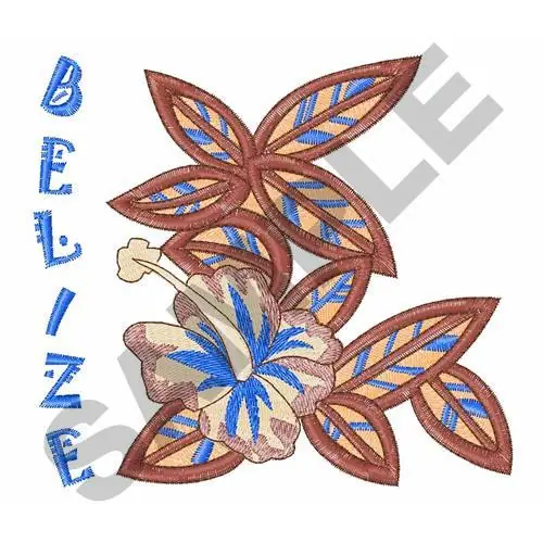 BELIZE Embroidery Design Special Offer