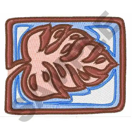 Reduced Price PACIFIC ISLAND LEAF Embroidery Design