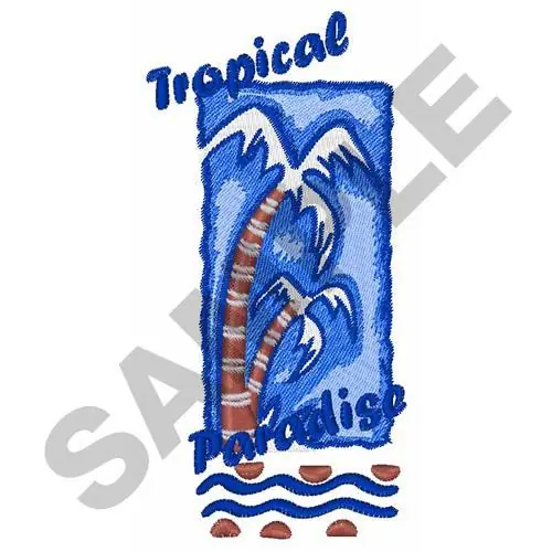 Buy Online TROPICAL PARADISE Embroidery Design