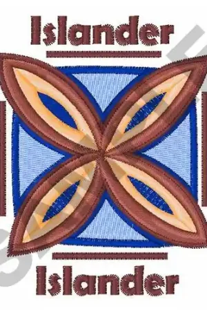 Authentic ISLANDER Embroidery Design