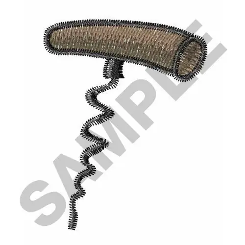 Secure Checkout WINE OPENER Embroidery Design