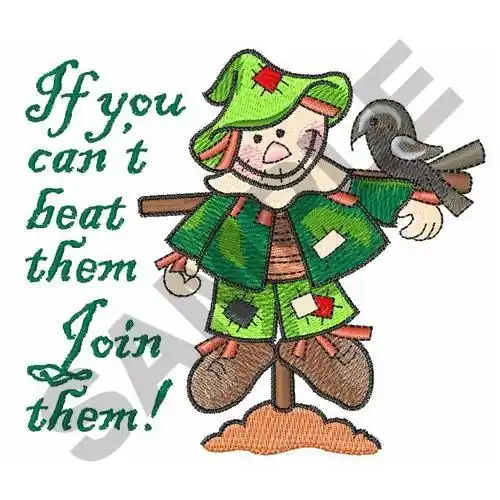 Order Now IF YOU CANT BEAT THEM Embroidery Design