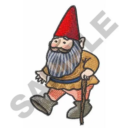 Shop Now GNOME WITH CANE Embroidery Design