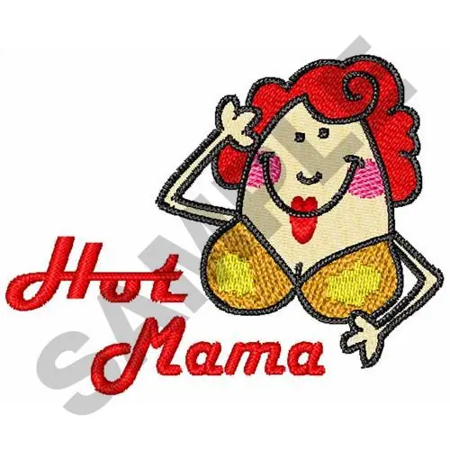 HOT MAMA Embroidery Design Professional Grade