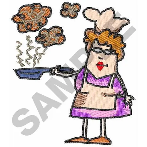 Warranty Included BURNT FOOD Embroidery Design