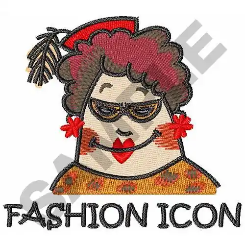 FASHION ICON Embroidery Design Buy Direct