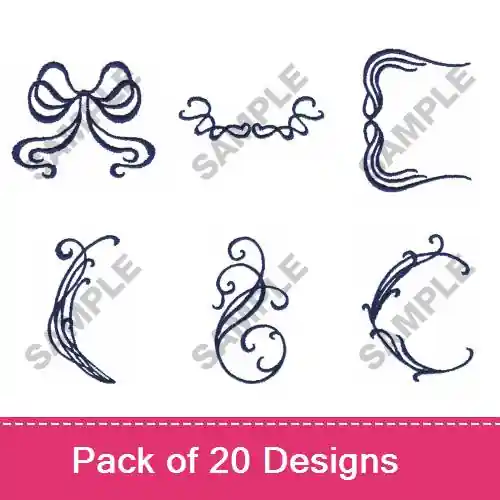 Budget ELEGANT DETAIL I Embroidery design pack by Great Notions, Embroidery Packs on EmbroideryDesigns.com