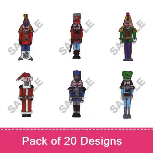 Top Rated NUTCRACKER I Embroidery design pack by Great Notions, Embroidery Packs on EmbroideryDesigns.com