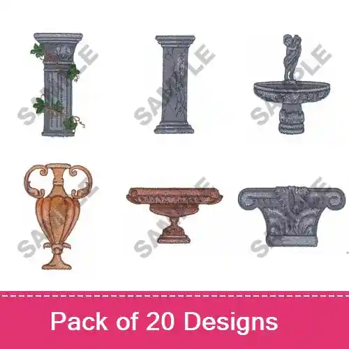 TUSCANY I Embroidery design pack by Great Notions, Embroidery Packs on EmbroideryDesigns.com Professional Grade