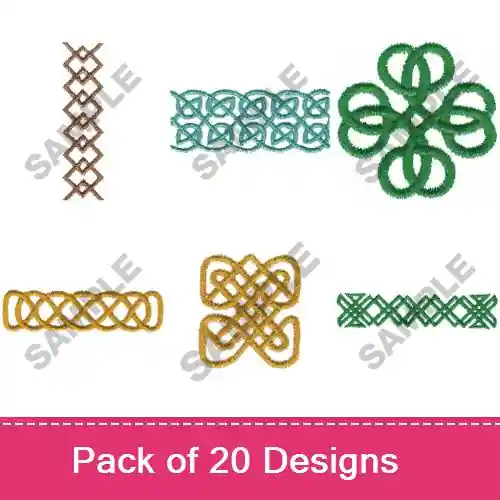 Exclusive CONTINUOUS BORDER I Embroidery design pack by Great Notions, Embroidery Packs on EmbroideryDesigns.com