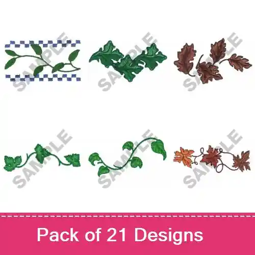 VINEY THINGS I Embroidery design pack by Great Notions, Embroidery Packs on EmbroideryDesigns.com Last Chance