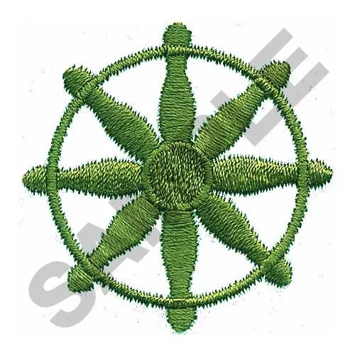 SHIPS WHEEL Embroidery Design Original