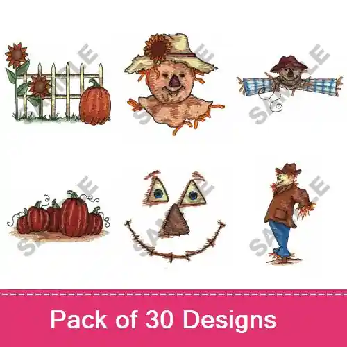 AUTUMN 2003 Embroidery design pack by Great Notions, Embroidery Packs on EmbroideryDesigns.com New Arrival