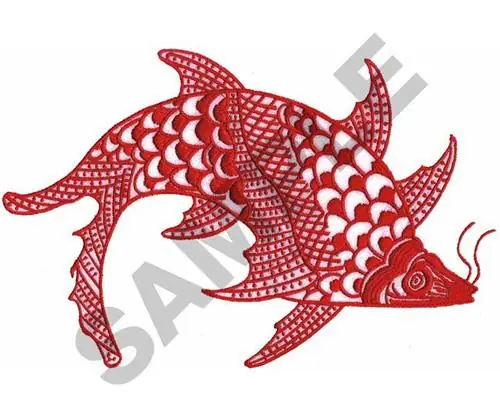 Buy Today ORIENTAL FISH Embroidery Design